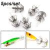 Fishing Tackle Wood Shrimp Lures Plastic Baits Octopus Squid Lure Hooks Umbrella hook Glow in Dark