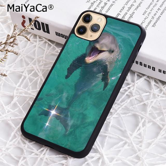 MaiYaCa чехол для телефона с изображением танцующего и прыгающего дельфина из океана для iPhone 17 Air 16 16e 15 plus 11 12 13 14 pro max