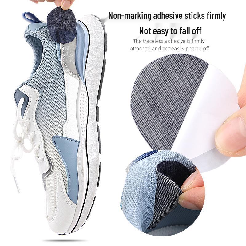Velvet Repair Patches for Sport Shoes - Self-Adhesive, Anti-Wear Heel and Lining, DIY Repair Kit, 6 Pieces.