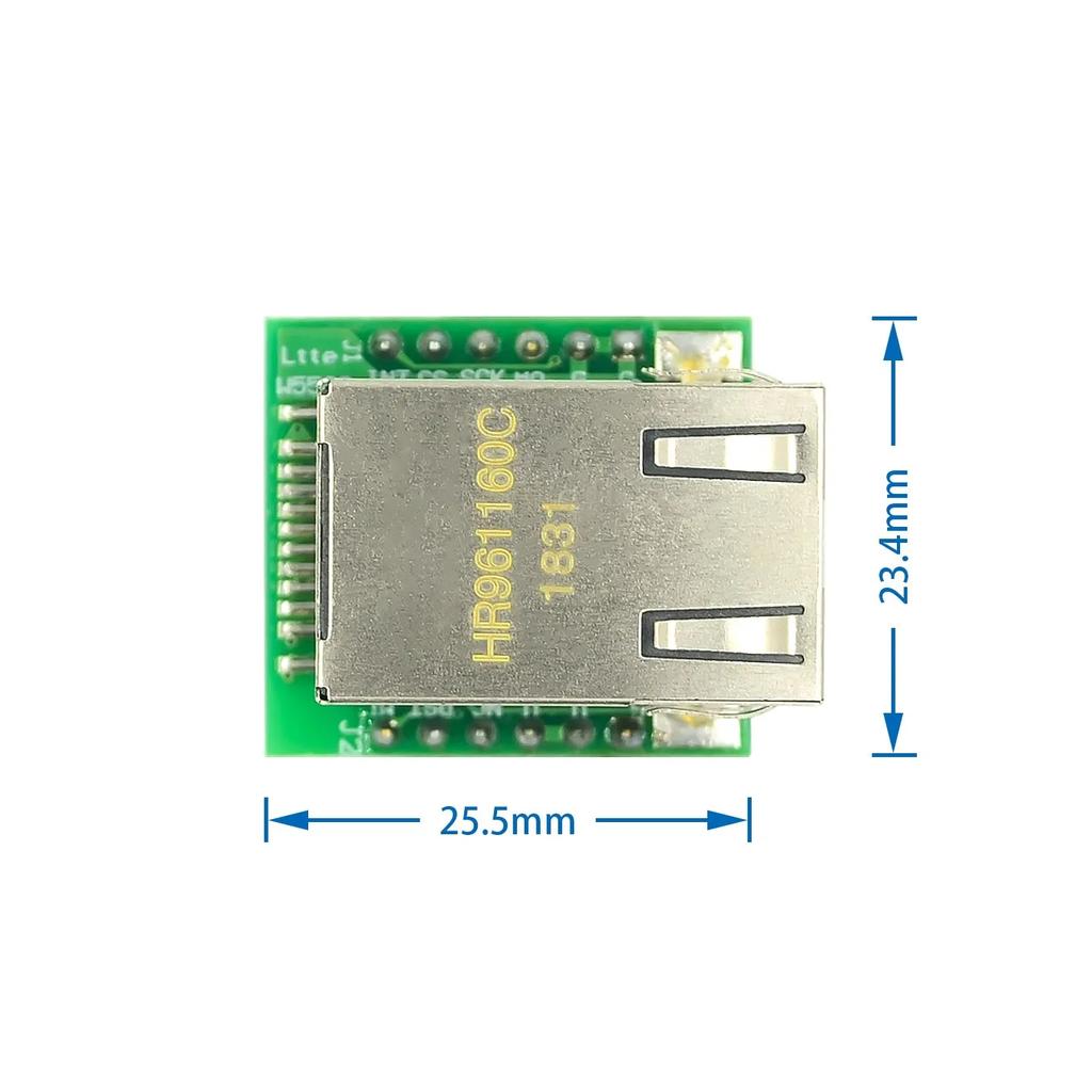 USR-ES1 W5500 Модуль Ethernet-сети Аппаратный SPI в LAN/ Ethernet TCP/IP Программа для микроконтроллера 51 / STM32 Через W5100