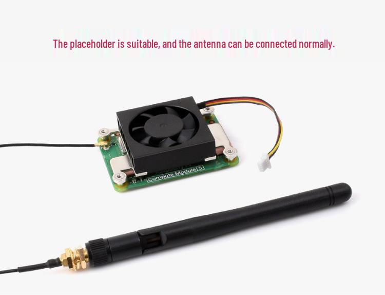 Регулируемый вентилятор PWM для Raspberry Pi CM5 с термопастой и отверткой, решение для охлаждения 5 В 1 Вт