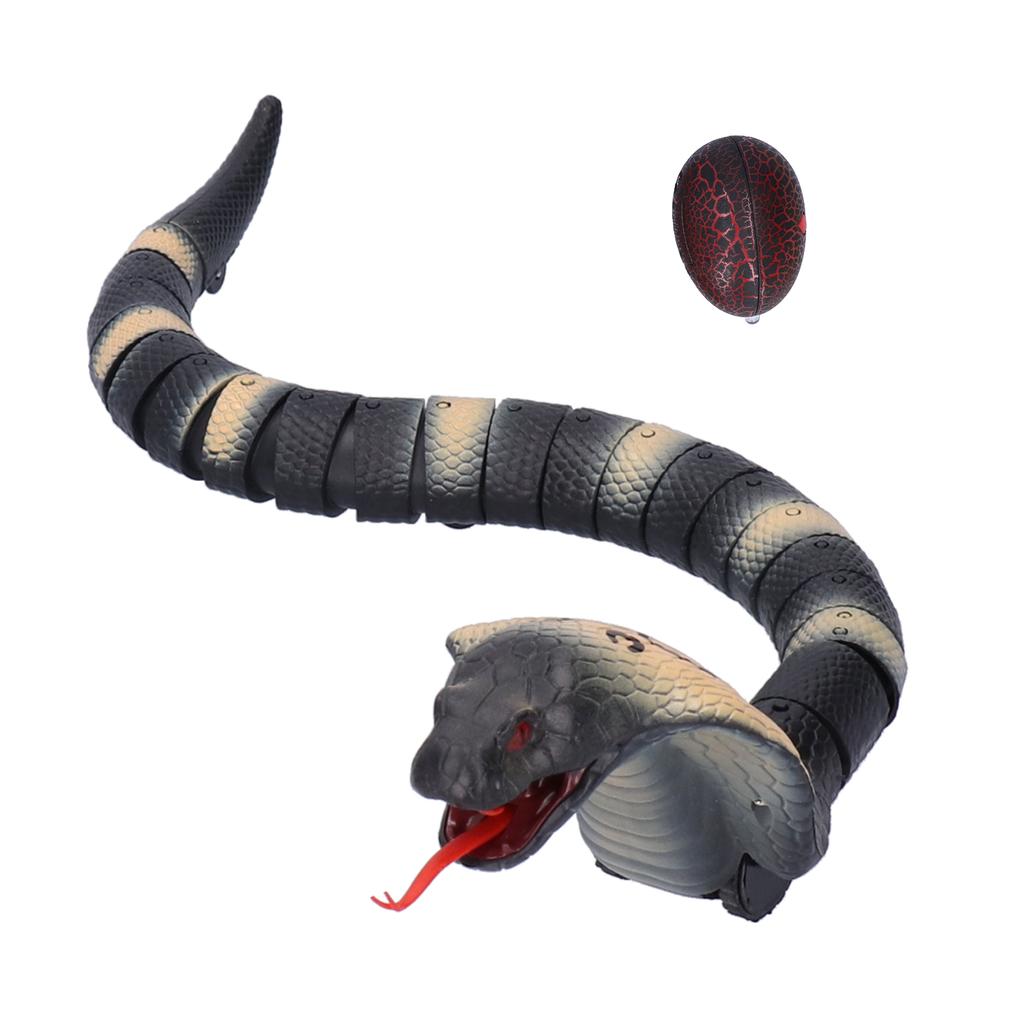Infrared Remote Control Snake Toy Simulation Snake Animal Model Electric Trick Toy
