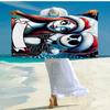 Ultra-Soft Beach Towel with The Nightmare Before Christmas Theme,Ideal for Pool - Camping, Diving - Perfect Travel Essential, Vibrant Beach Towel.