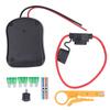 Battery Adapter Converter Kit 12AWG Wire Dock Power Connector with Switch Fuse for 18V 14.4V Li Ion
