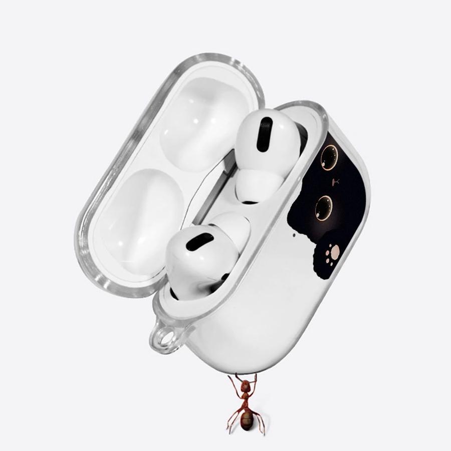 Чехол Милый Кот для Airpods 1 Pro3 Pro Pro2 2 3 4 Прозрачный Чехол-Крышка для Наушников