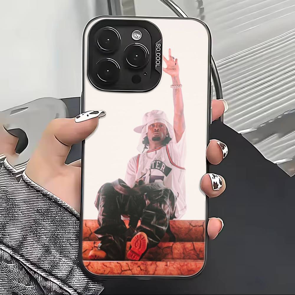 Rapper P-Playboi Carti  Phone Case For iPhone 17,16,15,14,13,12,11 Plus,Pro Max,XS,Colorful Silver Black Cover