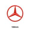 AABIC1 1pcs 188mm 210mm ABS Car Front Grille Badge Decal Cover Emblem For Mercedes Benz A/B/C/E/S Class GLA CLA GLE GLK CLK CLS GLS GLC