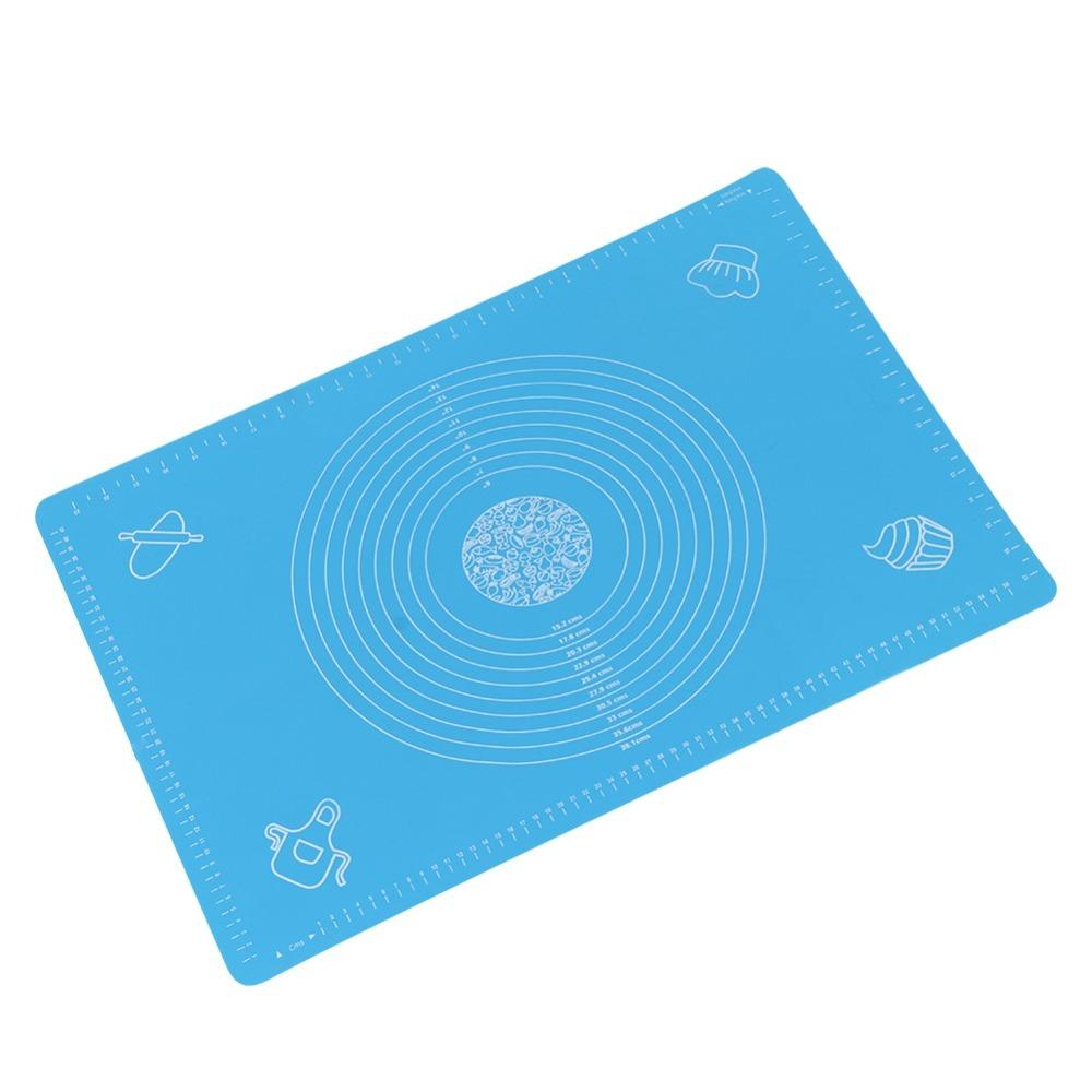 Square Flat Dough Mat Food Grade Silicone Pastry Rolling Mat Kneading Pad Dessert Production
