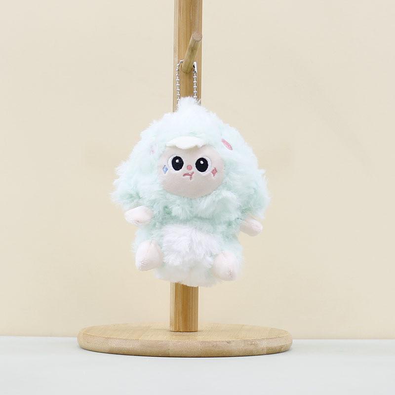 Charming Plush Animal Figure Keychain With Soft Fabric And Vibrant Colors