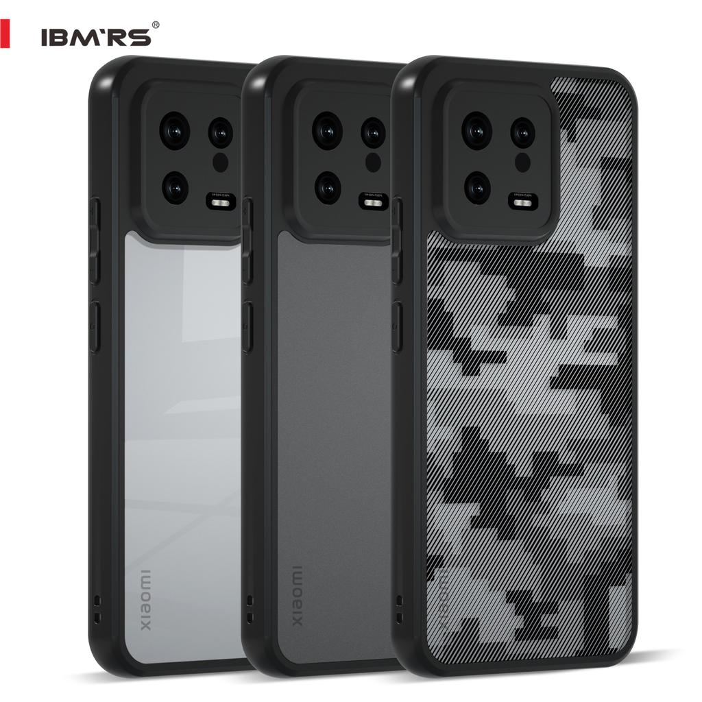 (Comes with Wrist strap)IBMRS for Xiaomi 13 Case,camouflage Shockproof Matte Phone Case Casing