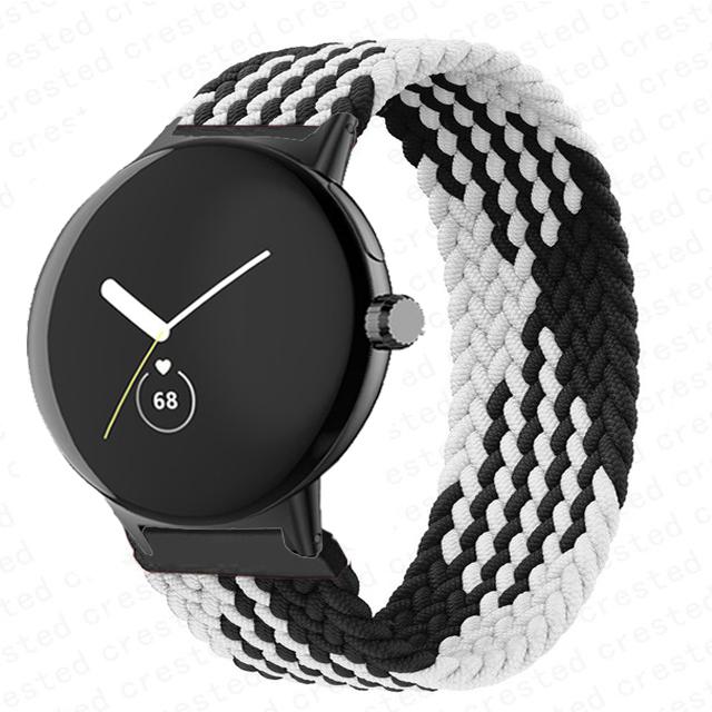 Плетеный Solo Loop для ремешка Google Pixel Watch Аксессуары для умных часов Эластичный нейлоновый ремешок Браслет correa Pixel Watch Active band
