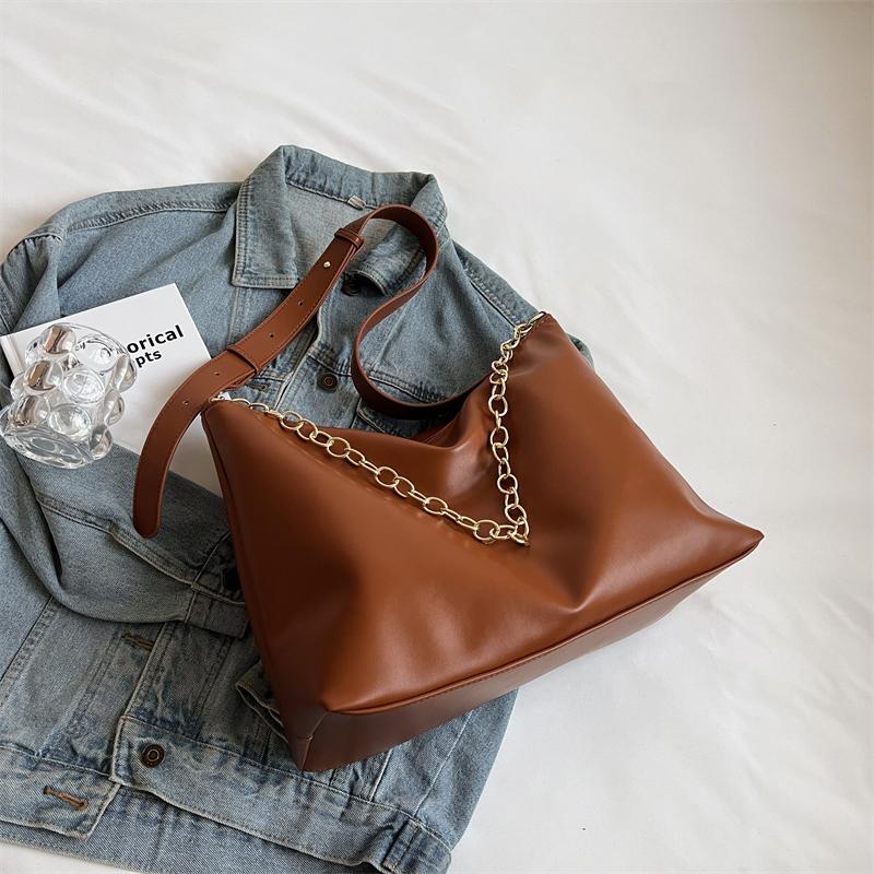 High Quality Women Chain Shoulder Bag Texture Soft PU Crossbody Bags Fashion Female Large Capacity Handbags Trends