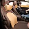 Fashion Cotton Car Headrest Auto Space Memory Head Pillow Travel Pillow U Shaped Neck Pillow