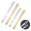 2Pcs Clamp Stainless Steel 9/12inch Kitchen Straight Grill Tweezers BBQ Food Tongs Tools For Flipping Meats Gripping Vegetable