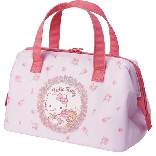 Sanrio Small Cooling Tote Bag Hello Kitty Flower KGA1, a Popular Character In Korea