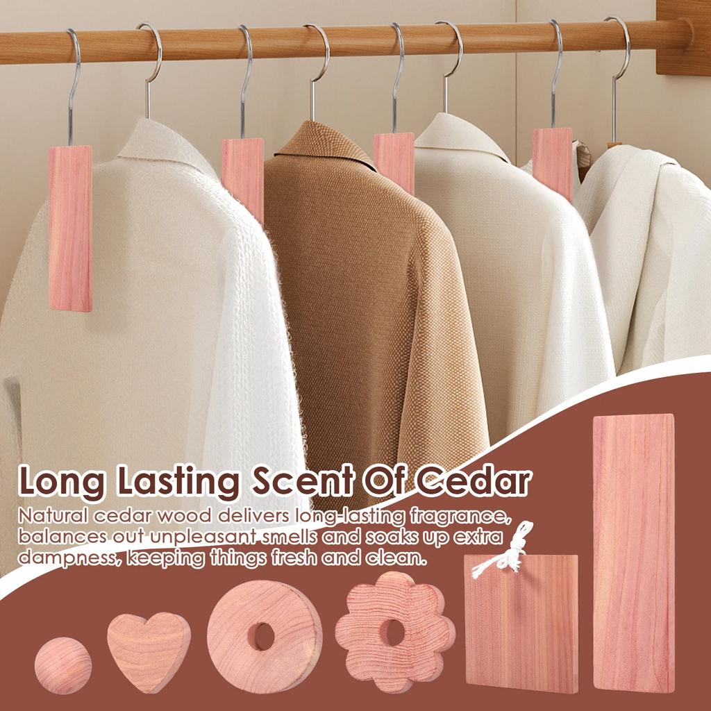 67 шт. Кедровые блоки для шкафа Ароматические кедровые доски Разные стили Освежитель запаха Средство от насекомых Шкаф Кедровые блоки Домашние аксессуары