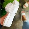 Shoes for Women's 2024 New Designer Luxury Platform Flip Flops Sandals High Quality Casual Beach Slippers Female Fashion Outside