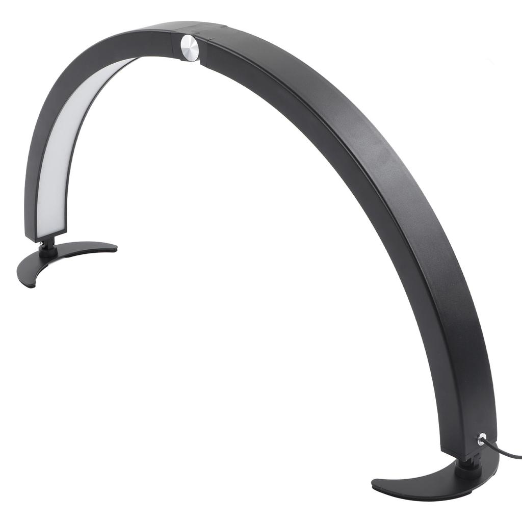 28 Inch 40W Half Moon Beauty Lamp 2000LM U Shaped Half Moon LED Nail Desk Light with Remote Control 110‑240V UK Plug
