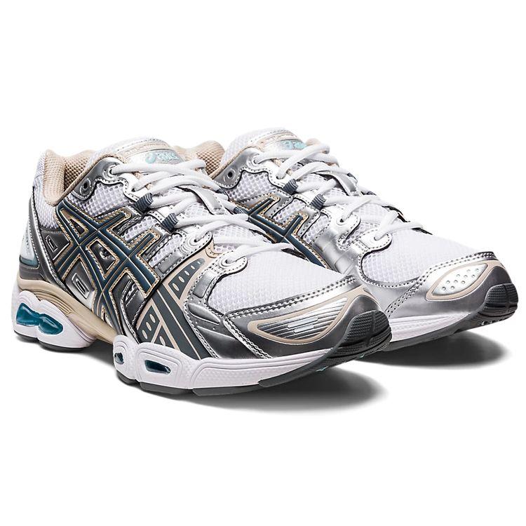 Asics Gel Nimbus 9 White Steel Grey Men Sneakers 1201A424-102