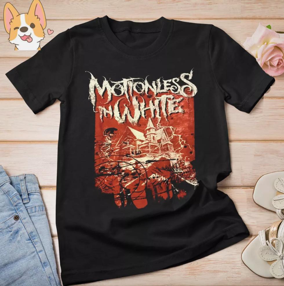 New Motionless In White Black Shirt Gift Fans Unisex All Size Shirt