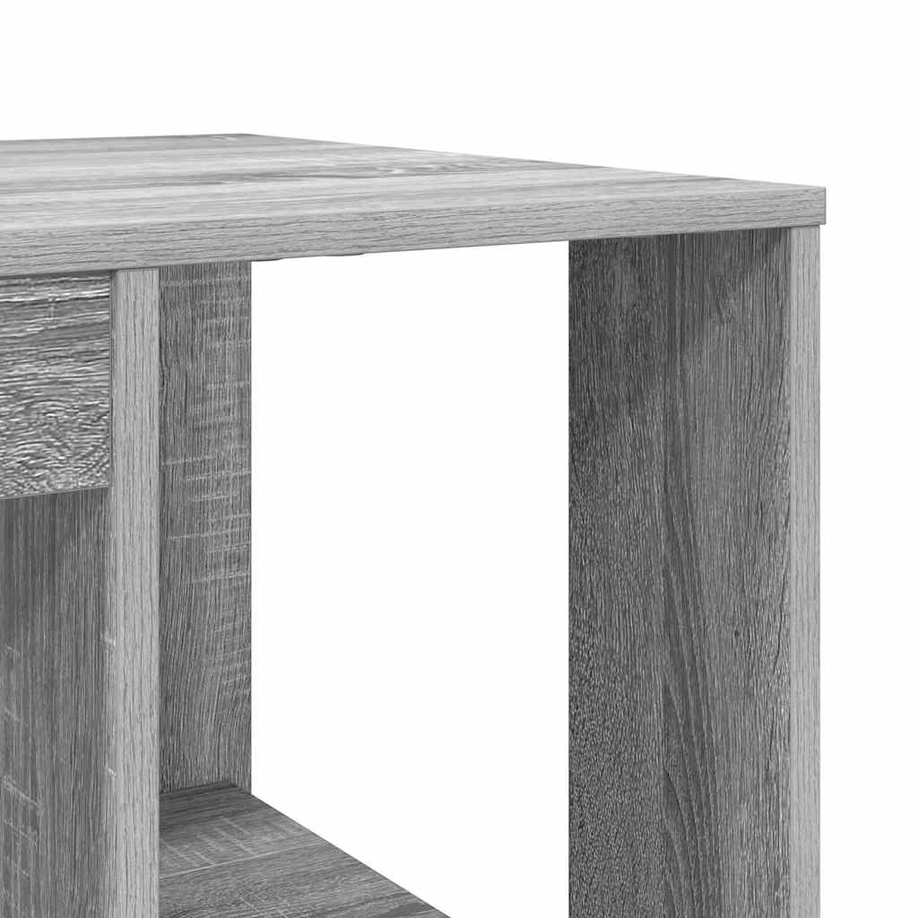 Desk in Grey Sonoma 130 x 50.5 x 75 cm Particleboard