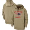 Mens NFL Football Graphic Hoodie Khaki Athletic Sweatshirt Loose Fit Youth