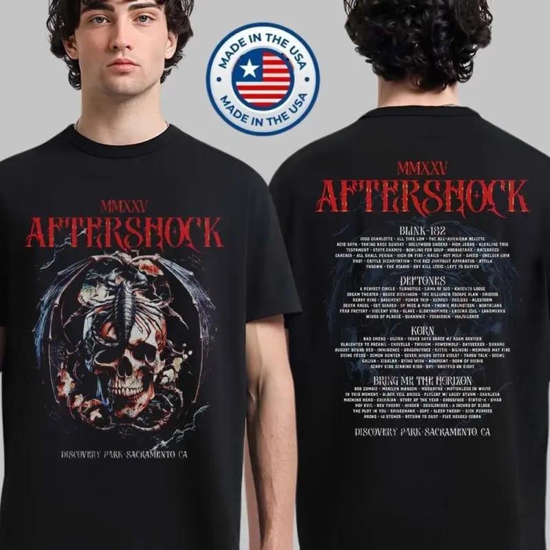 Aftershock Festival 2025 Sacramento California Final Sting Inspired All Unisex T-Shirt