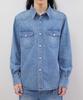 PLAC [Mergo X Plack] Classic Western Denim Shirt K52 Blue