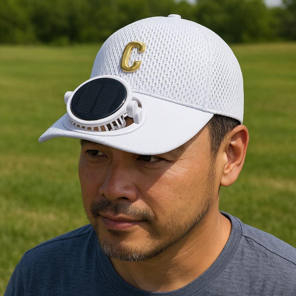 Quick Dry Solar Fan Hat USB Charging Sun Protection Caps New Baseball Cap  Summer