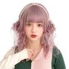 Парик Brightlara Lolita, с двумя хвостиками, розово-русый, с милым пучком, натуральные готические локоны в стиле лолита, lw3002-TRT