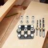 Pocket Hole Jig Kit Dowel Drill Template Set, Solid, for Straight Holes