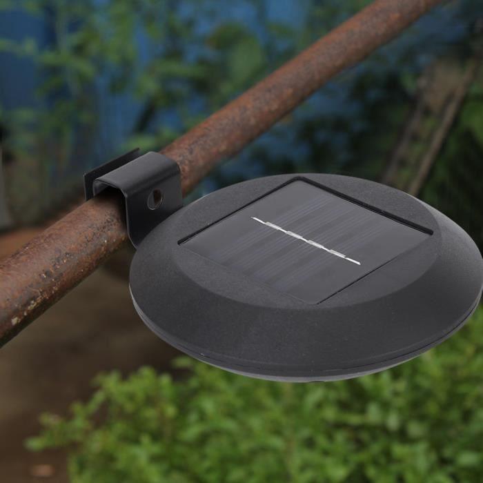 HURRISE Solar Fence Light - 9LED - Waterproof - Easy Installation