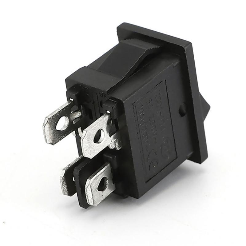 2 Position 4 Pin High Power Rocker Button Switches LED Toggles Rocker Switches for Electric Cookers and Audios Systems