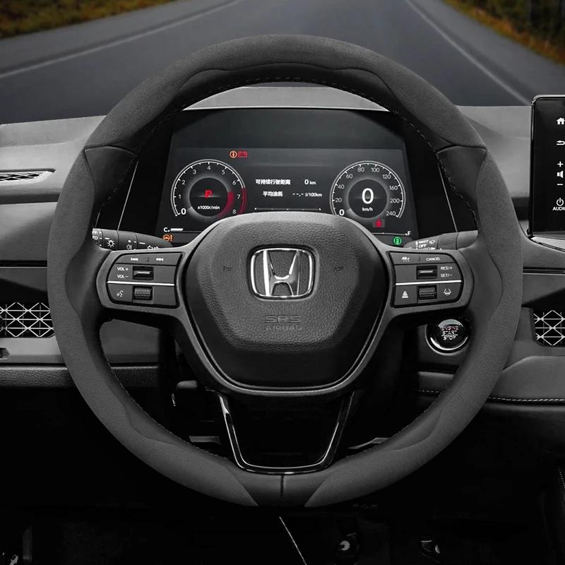 Совместимо с чехлами на руль Honda CR-V, Accord, Civic, Honda HR-V, Fit, чехлами на ручку пикапа из искусственной кожи.