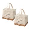HEADS Cool Bag 30 X 21 X 22cm White 2 Pieces Bonheur Cool Bag with Basket Eco Bag HEADS BNR-KCB