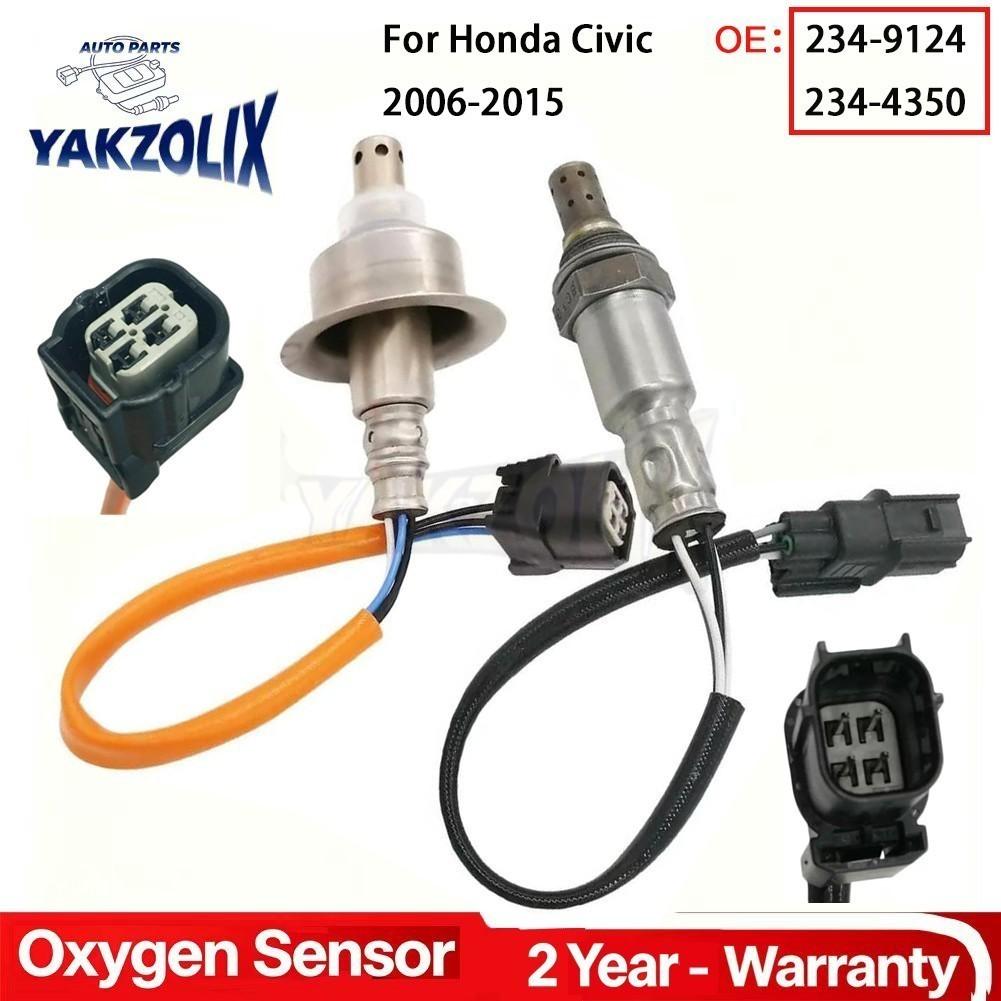 New Up Downstream Oxygen O2 Sensor For Honda Civic 1.8L 2006 2007 2008 2009 - 2015 234-9124 234-4350 6531-RNA-J01 36532-RNA-A01