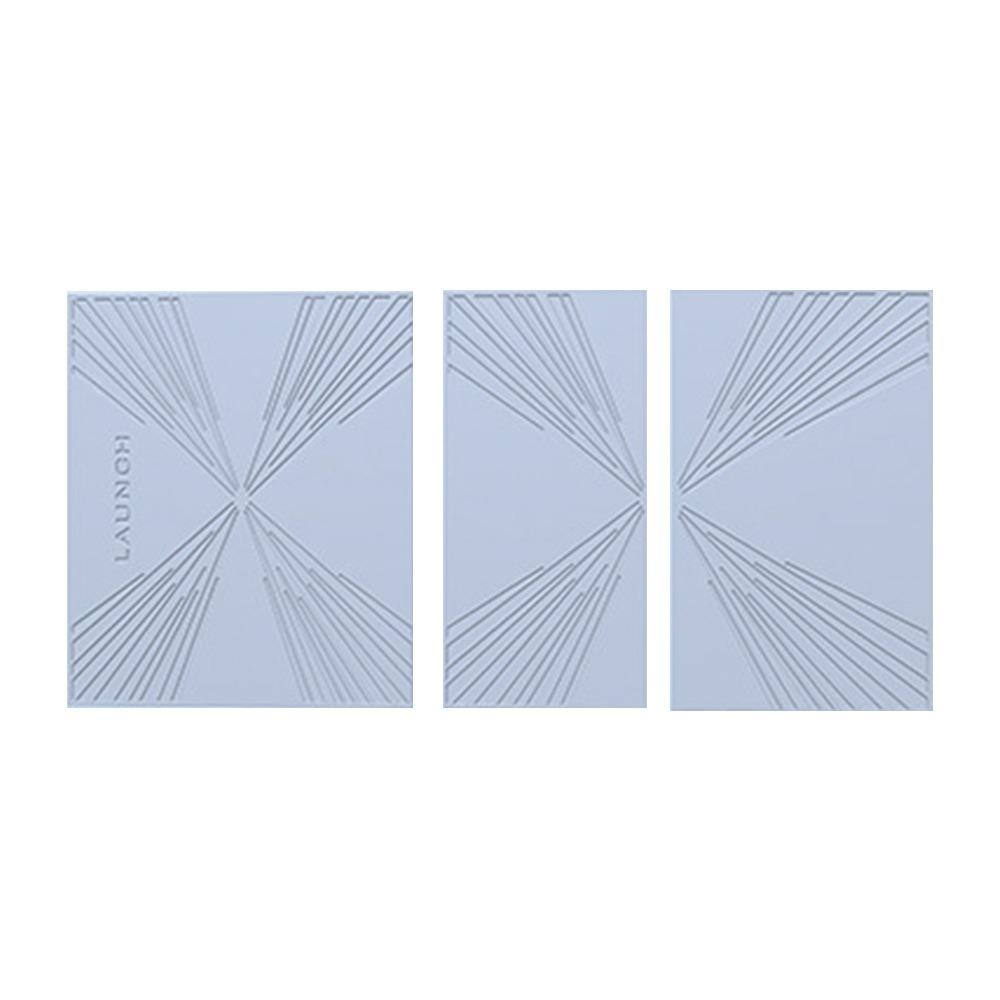 3pcs Silicone Central Control Panel Mat for Tesla Model 3/Y Juniper Launch 2025