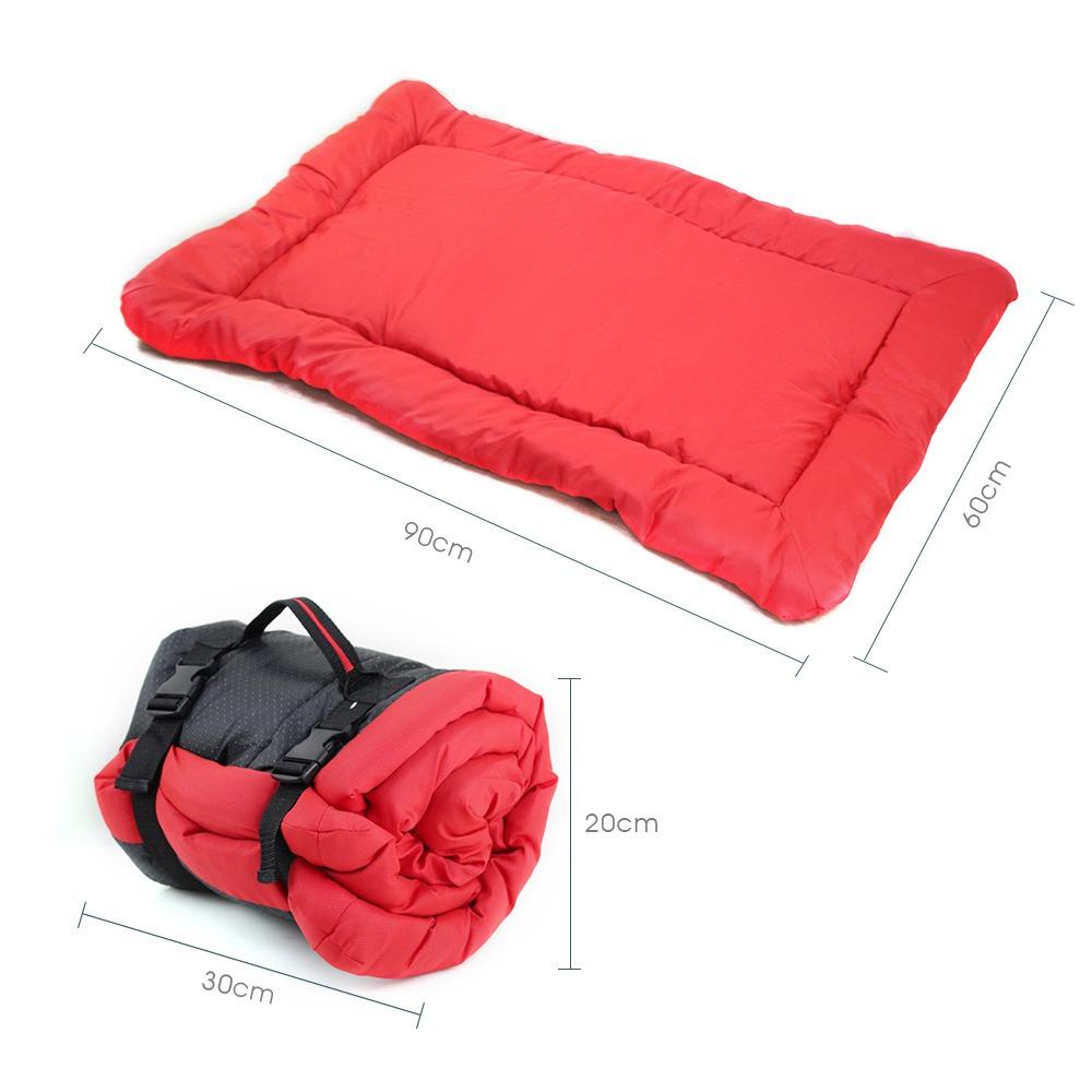 Pet Dog Car Cushion Portable Waterproof Foldable Permeability Sofa Cushions Easy Cleaning Outdoor Non-slip Dog Nest Pad Winter