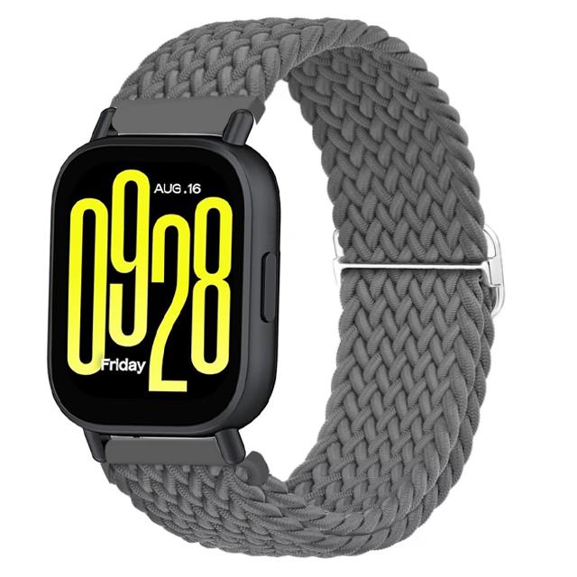 Плетеный solo loop ремешок для Redmi watch 5 active Аксессуары для умных часов сменный ремень браслет correa Redmi watch 5 lite Ремешок