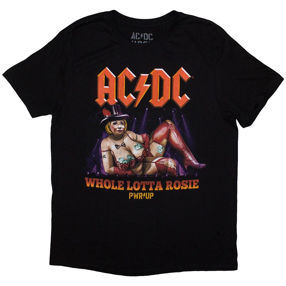 AC/DC Унисекс Взрослый Футболка с принтом на спине Whole Lotta London PWR-UP EU Tour 24