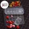Гибкая и прочная силиконовая форма-клубника для лепки из глины, для изготовления украшений ручной работы и художественных проектов