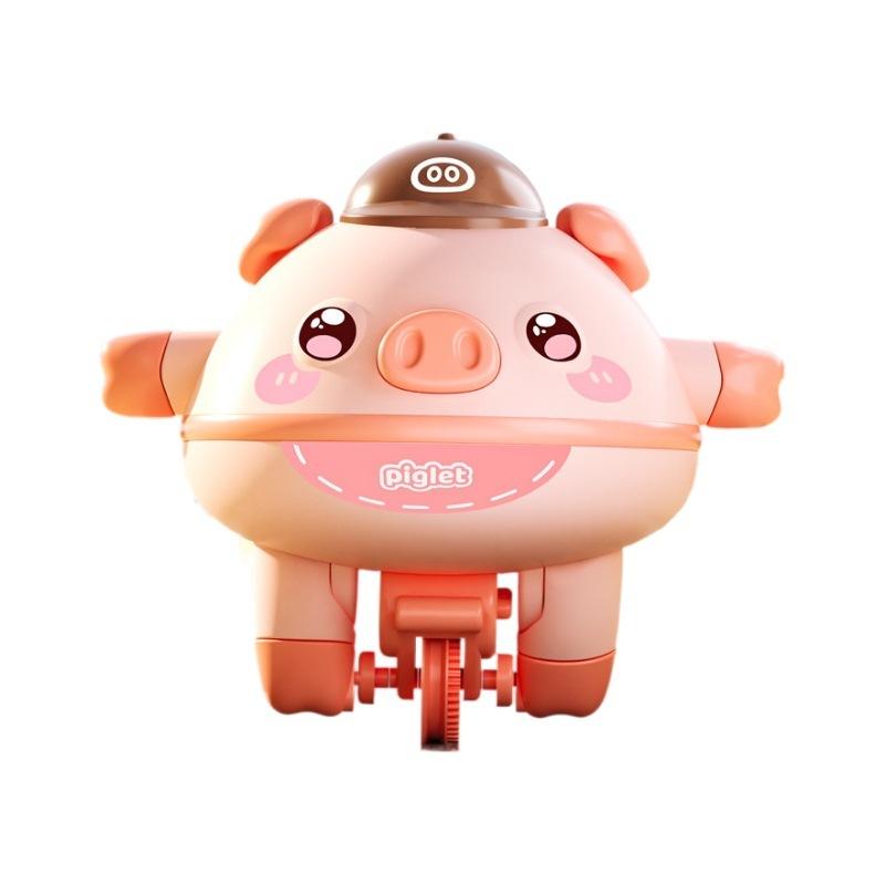 New Tumbler Balance Pig Gyroscope One Piece Unicycle Girl Boy Cute Novelty Tightrope Walking Black Technology Puzzle Toys