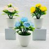 Artificial Potted Plants 7 Peony Head Room Home Office Living Flower Bedroom Wedding Faux