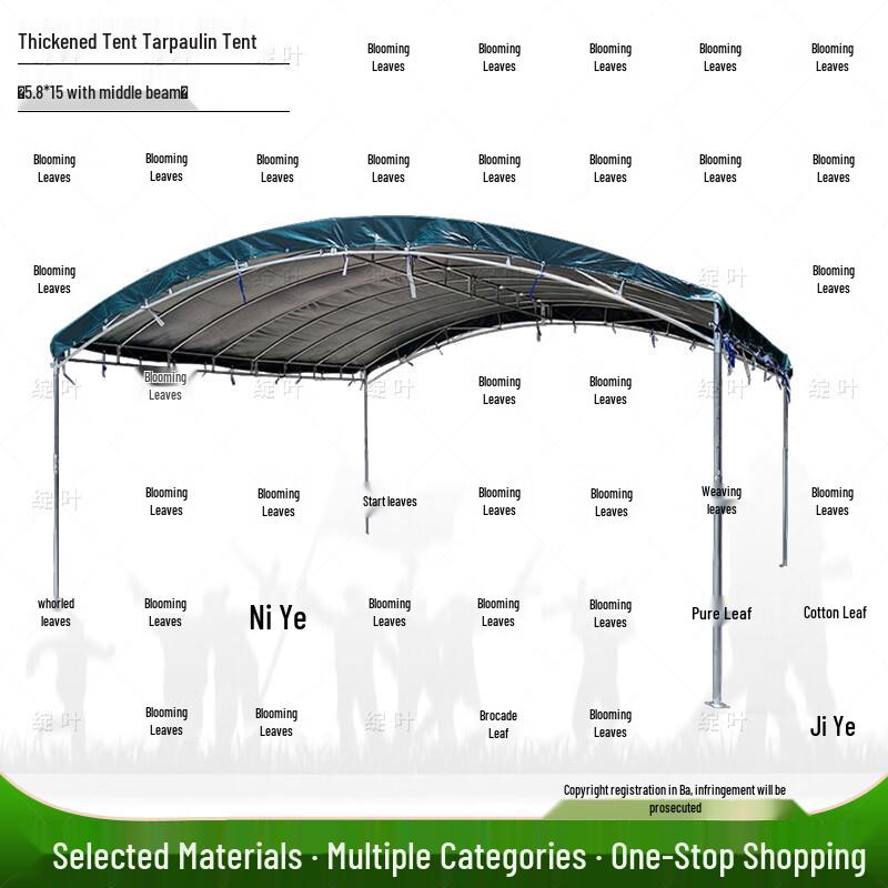 Zhanye Heavy-Duty Outdoor Sunshade Rainproof Carport Tent
