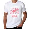In October We Wear Pink Breast Cancer Awareness Dinosaur Kid Tshirt Sports Fans Clothing Clothes Heavyweight T Shirts For Unisex