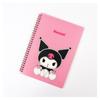 Sanrio Characters Hardcover Lined Notebook Spring Notebook, Volume 2, Pink Kuromi