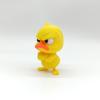 3D Printing Angry Yellow Duck Statue White Eyed Funny Duck, Humorous Indoor outdoor Christmas Home Decoration and Car Decoration