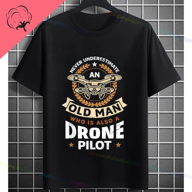 Funny Fpv Drone Quadcopter Graphic Tshirt With Depressed Drone Needs A Friend Slogan Pure Cotton Short Sleeve Casual Tshirt