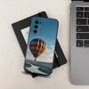 Cute Hot Air Balloon For Samsung Galaxy A73,J7,22,Note,72,41,31,8,9,52,71,53,32,Soft Black Silicone Cover Case