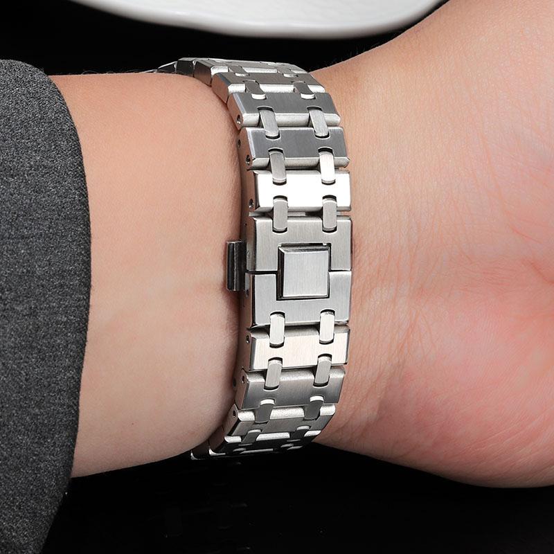 GA2100 Модифицированный фермерский дуб Для Casio G-shock 5611 Металлический ремешок для часов Ga-2100 GA-2110 Ga-b2100 Нержавеющая сталь ремешок мужские аксессуары